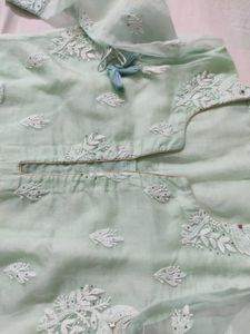 Mint Green Chikankari Suit Set