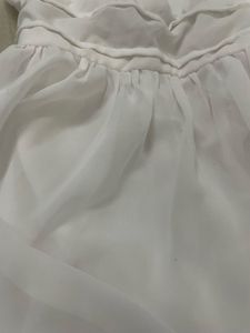 Chic White Puff Sleeve Mini Dress