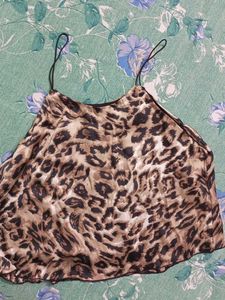 Leopard Print Camisole Top