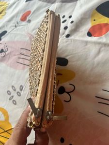 Sparkly Gold Evening Clutch