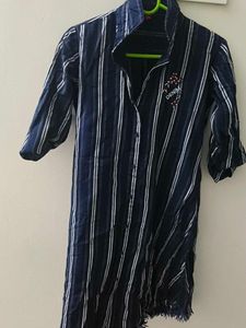 Striped Denim Shirt