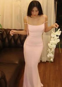 Elegant Pink Maxi Dress