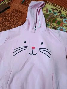 Cute Pink Bunny Hoodie