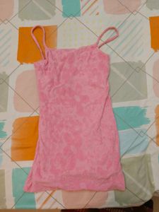 Cute Pink Barbie Mini Dress