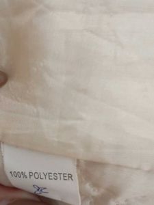 Cream Furry Vest