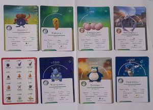 Pack Of 8 Pokemon Go Cards