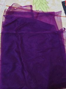 Vibrant Purple Net Dupatta
