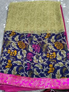 Elegant Floral Print Saree