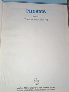 Physics Textbook for Class XII Part - 1