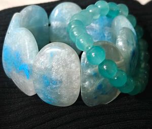 Blue Bracelet Set (Combo of 2)