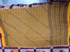 Sunshine Yellow Floral Printed Saree