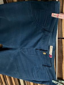 Stylish Blue Skinny Fit Pants