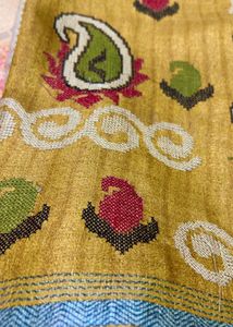 Poly Silk Jute Color Saree
