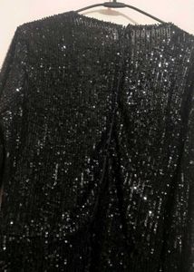 Black⚫Sparkling Sequins Dress For 36 Bust