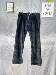 Men's Charcoal Corduroy Pants