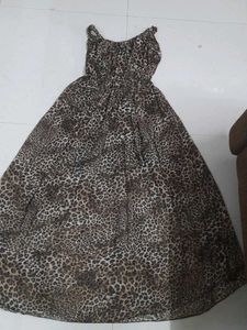 Leopard Print Maxi Dress