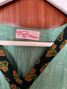 Mint Green Cotton Kurta