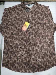 Men's Long Sleeve Printed Shirt