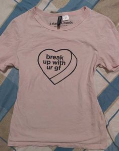 Ariana Grande "Break Up With Ur GF" Graphic Tee