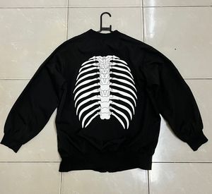 Skeleton Ribcage Bomber Jacket