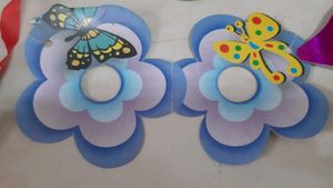 9 Party Masks &amp; 2 Birthday Banners