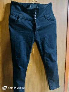Dark Wash High-Waisted Jeans