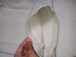 Cream Cargo Pants