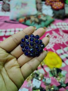 Sparkling Crystal Flower Ring