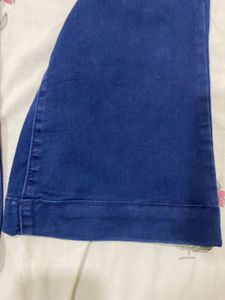 Blue Flared Jeans