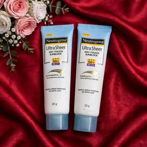 Pack of 2 Neutrogena Ultra Sheer Sunscreen SPF 50+