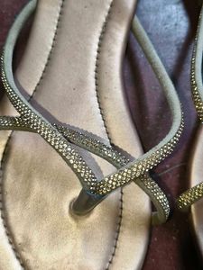 Elegant Embellished Flat Sandals