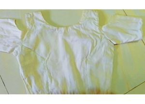 🤍Elegant White Blouse v cut shoulders🫰🏻👌🏻