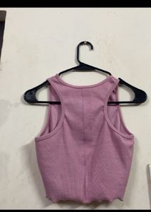 Ribbed Cropped Tank Top