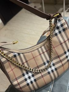 Classic Plaid Shoulder Bag
