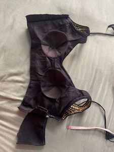 B New Unused Black Embellished Blouse