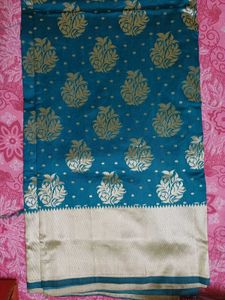 Beautiful Teal Saree