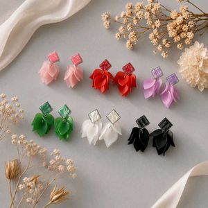 Elegant Floral Drop Earrings Pack of 6