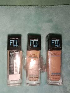 Maybelline Fit Me Foundation (3 Pack)
