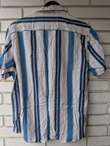 Men's Striped Short Sleeve Shirt