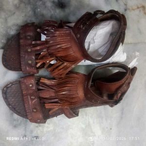 🥳offer🥳Boho Fringe Gladiator Sandals