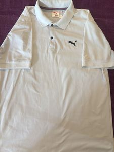 2 Men's White Polo Shirts