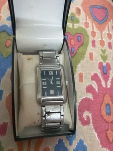 Sandoz watch for men silver colour
