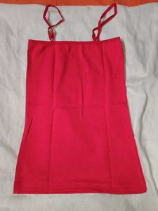 Red Camisole Slip