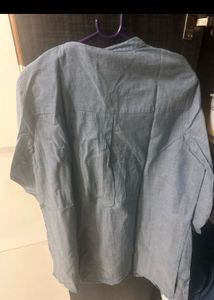Light Blue Printed Kurta