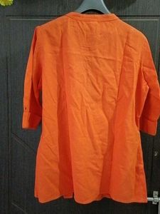 Orange Casual Top