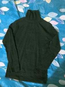 Classic Black Turtleneck Top