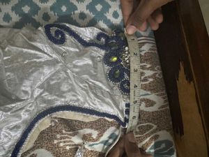 Embellished Ethnic Blousewith saree