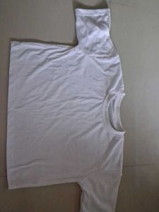 Plain White Cotton T-Shirt