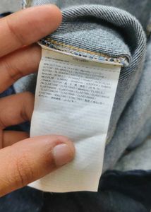 Mango Dark Wash Denim Shirt