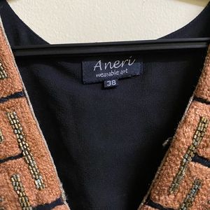 Embroidered Black Kurta